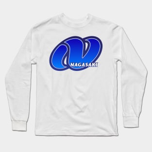 Nagasaki Prefecture Japanese Symbol Long Sleeve T-Shirt